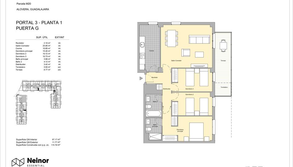 Photo 1 from new construction home in Flat for sale in    Avenida Castilla, Alovera, Guadalajara