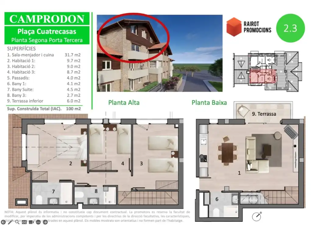 Dúplex en venta en Camprodon