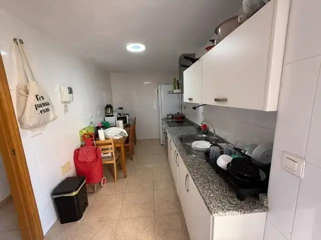 Cocina de Piso de alquiler en Murcia con Aire acondicionado, Terraza y Amueblado