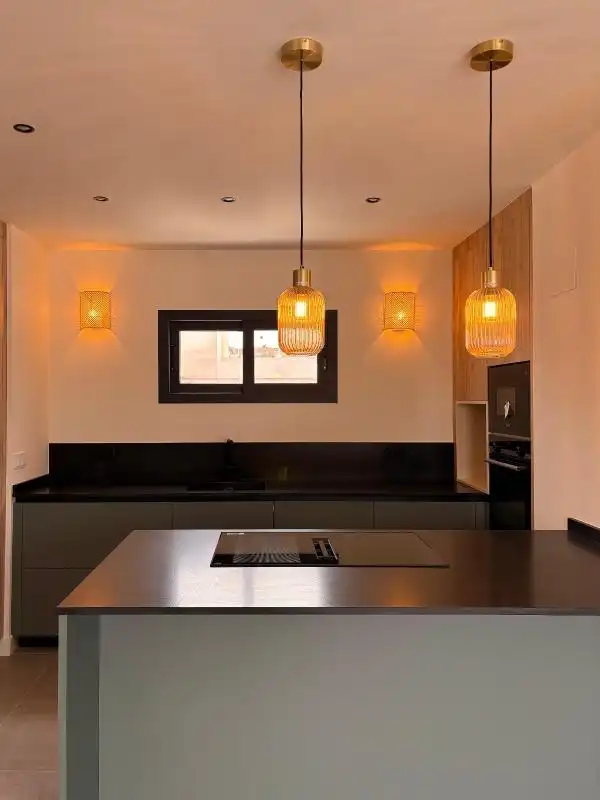 Cocina de Piso de alquiler en Málaga con Aire acondicionado, Calefacción y Terraza