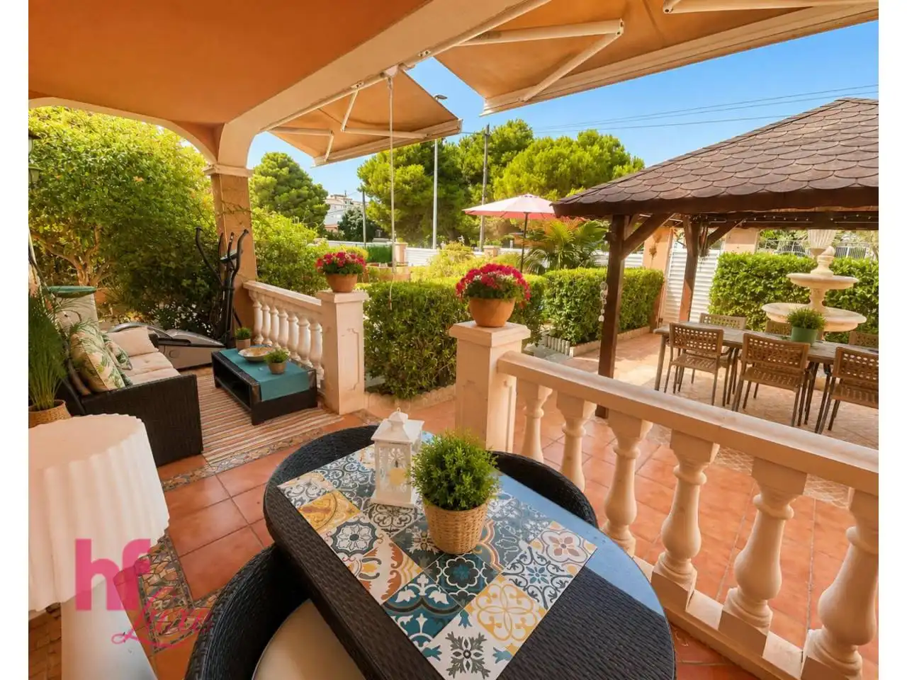 Terrassa de Casa o xalet en venda en Cubelles amb Aire condicionat, Calefacció i Jardí privat