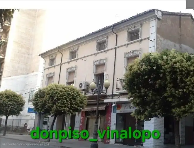 Außenansicht von Maisonette zum Verkauf in Villena mit Klimaanlage, Heizung und Balkon