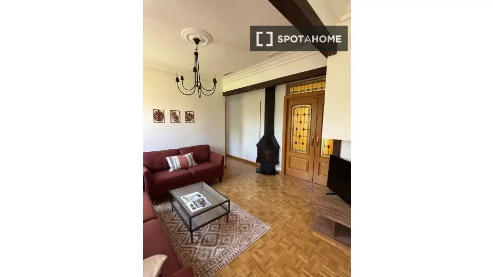Living room of Apartments for share in Madrid  with Air Conditioner, Heating and Terrace