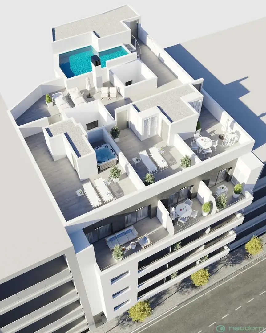 Penthouse mit Pool zum Verkauf in Centro