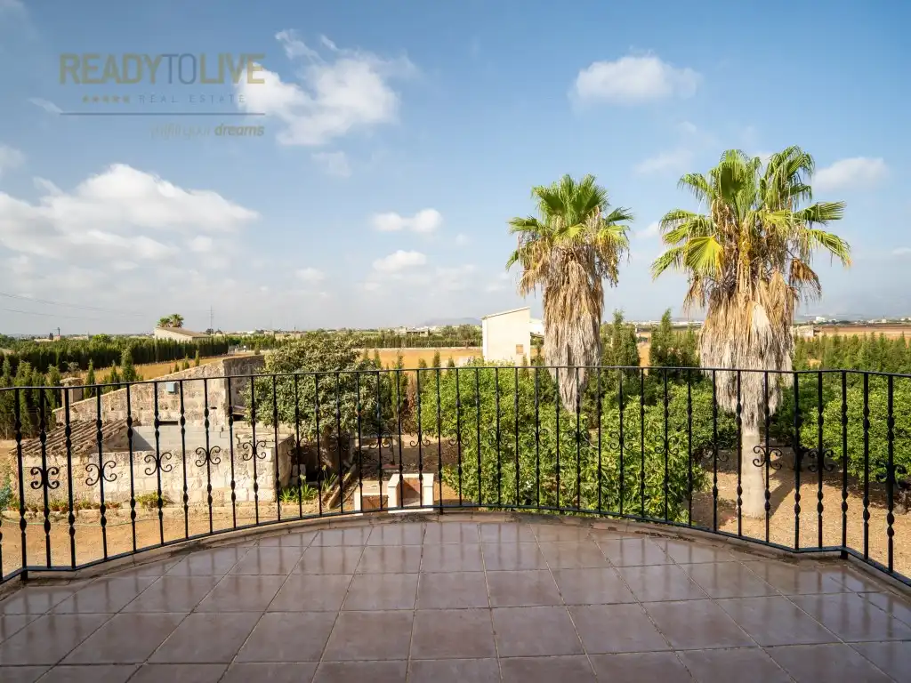 Terraza de Finca rústica en venta en Sa Pobla con Calefacción, Jardín privado y Balcón