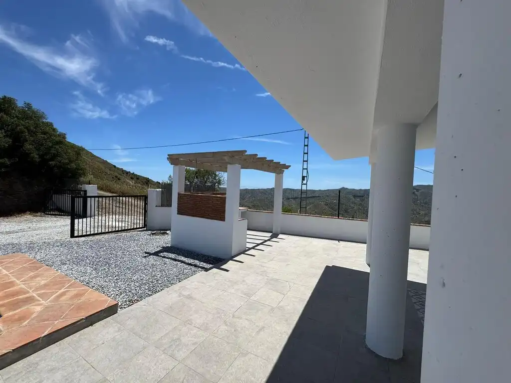 Terrace of Country homes for sale in Cútar  with Terrace and Swimming Pool