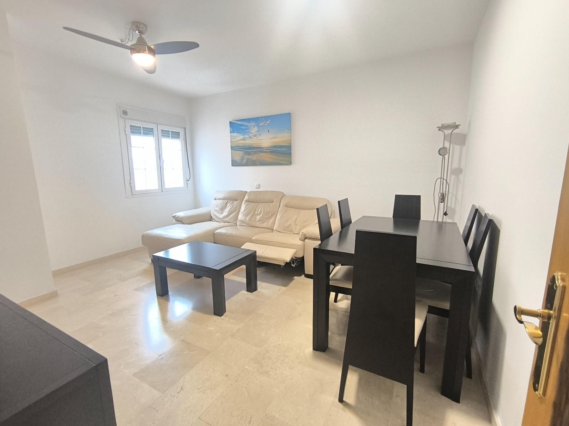 Living room of Flat for rent in Málaga Capital  with Air Conditioner and Furnished