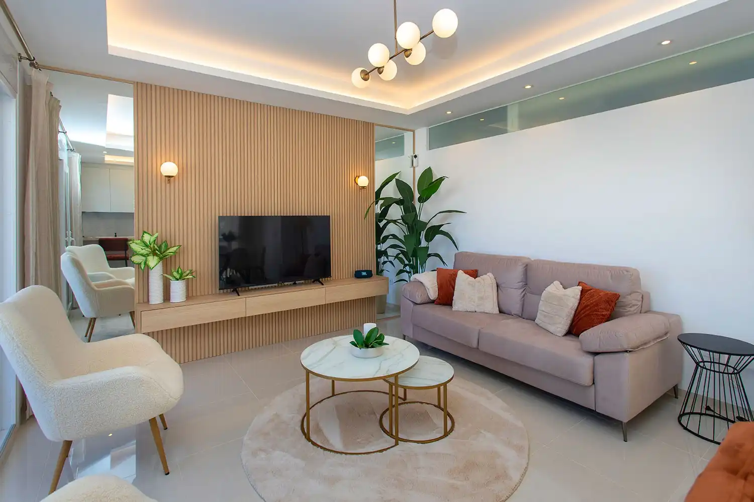 Sala de estar de Planta baja en venta en Rojales con Aire acondicionado, Terraza y Piscina