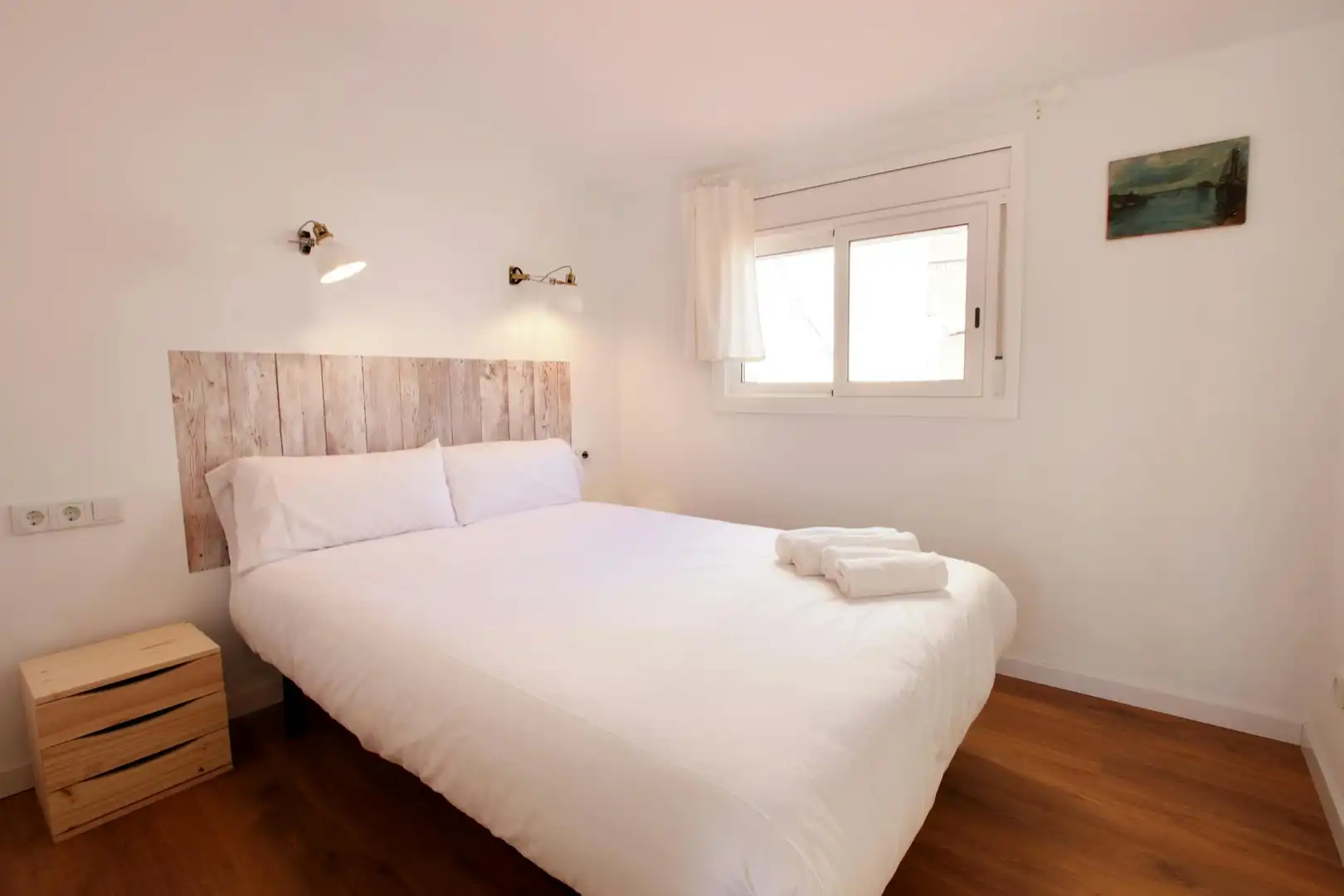 Bedroom of Flat for rent in Barcelona  with Air Conditioner, Heating and Furnished