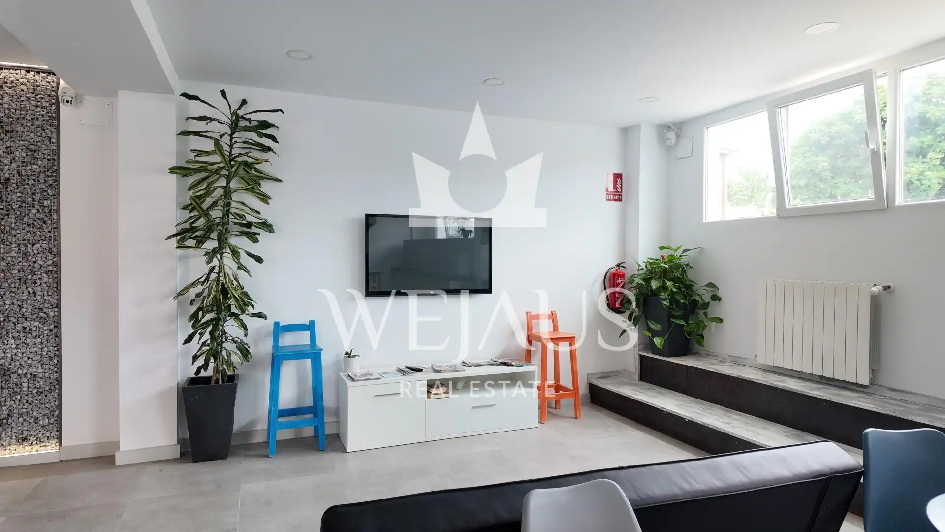 Sala d'estar de Pis per a compartir en Santander amb Terrassa