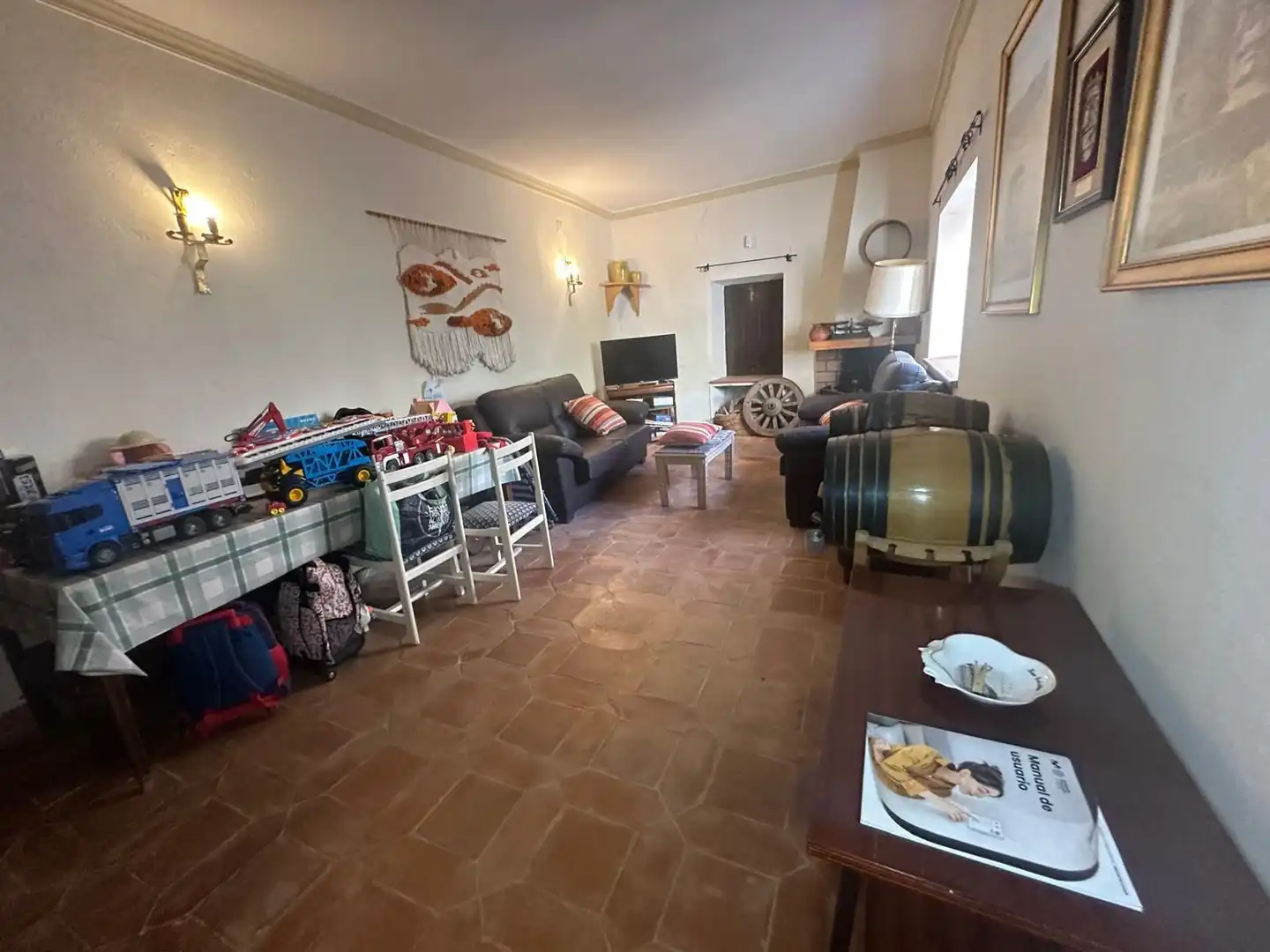 Living room of Houses for sale in Argamasilla de Alba  with Balcony