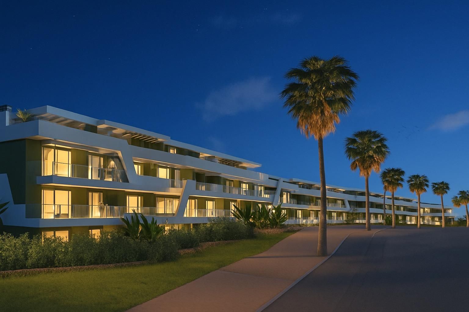 Exterior view of Apartment for sale in Mijas  with Air Conditioner, Heating and Private garden