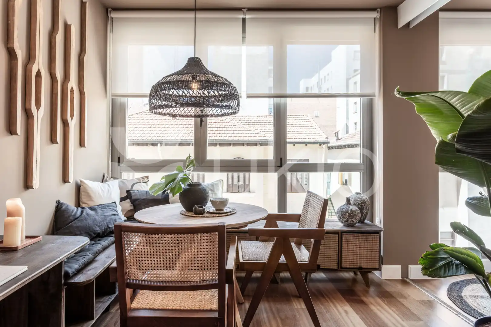 Sala de estar de Apartamento de alquiler en Madrid con Aire acondicionado, Calefacción y Amueblado