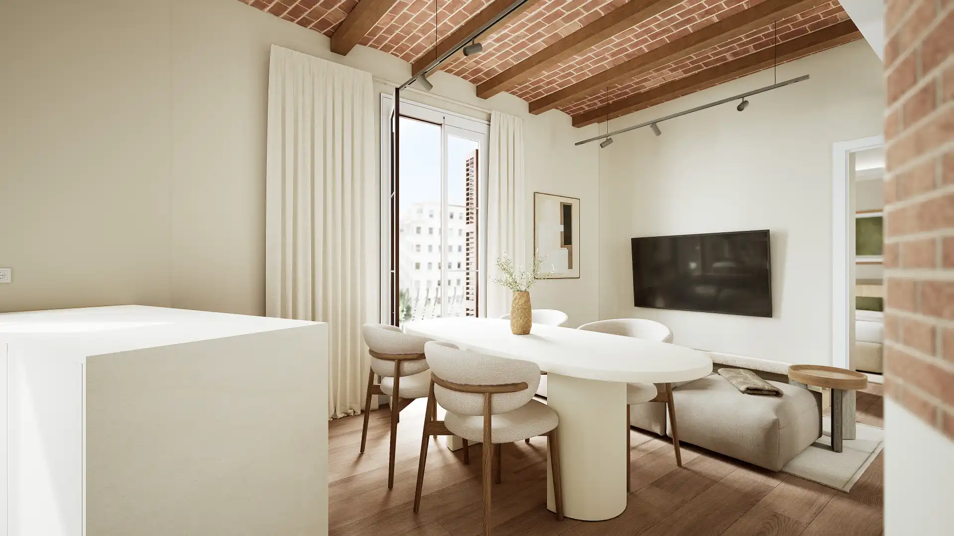 Comedor de Piso en venta en Barcelona con Aire acondicionado, Calefacción y Balcón