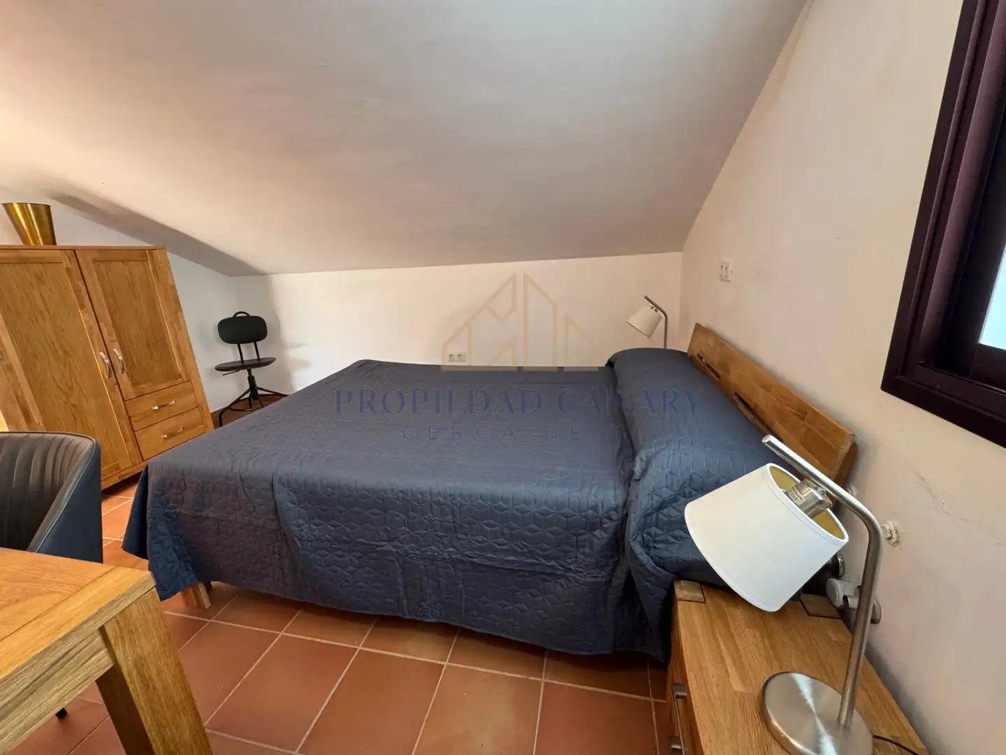 Habitación de Casa adosada de alquiler en La Orotava con Jardín privado, Terraza y Amueblado