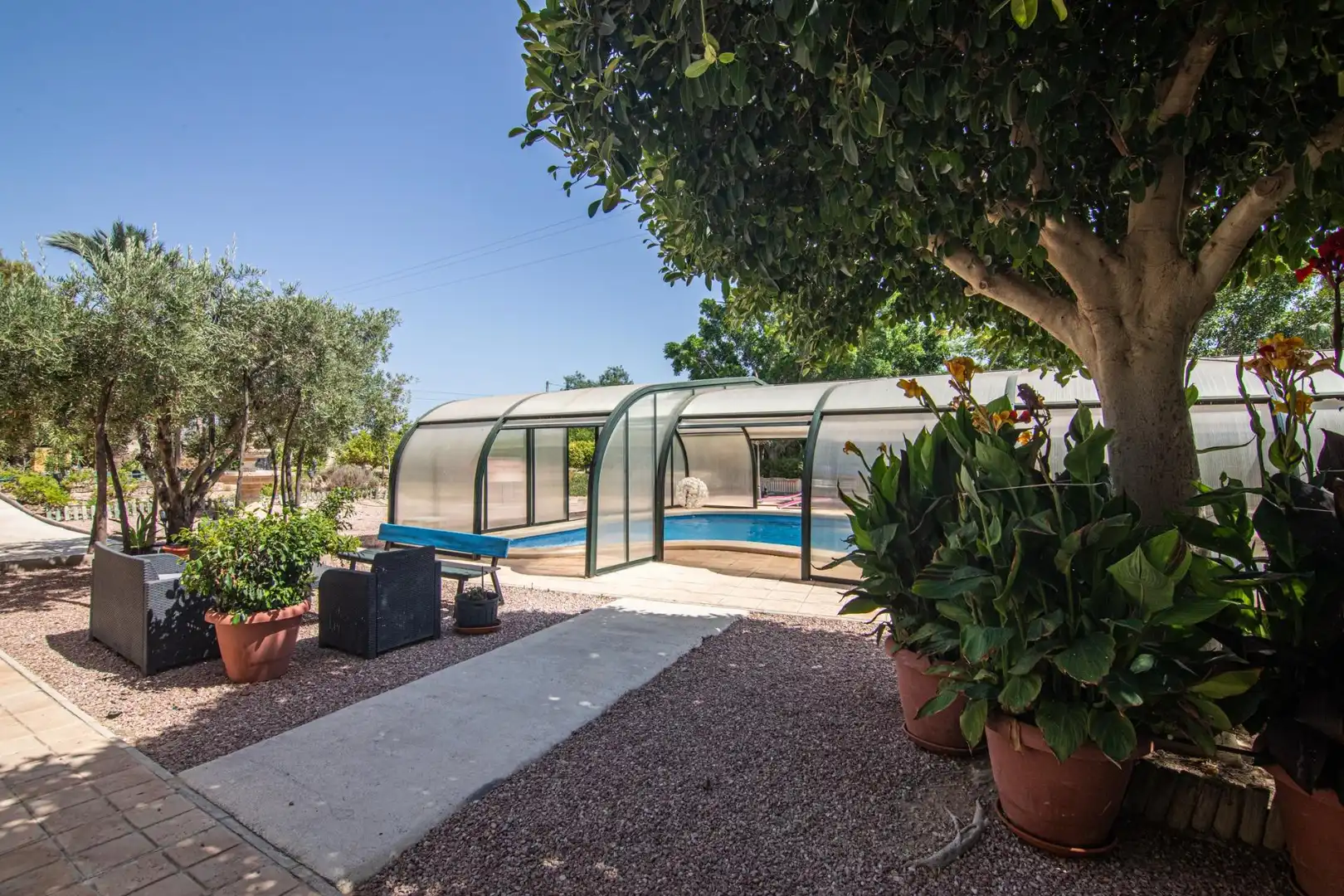 Swimming pool of Houses for sale in Elche / Elx  with Air Conditioner, Heating and Private garden