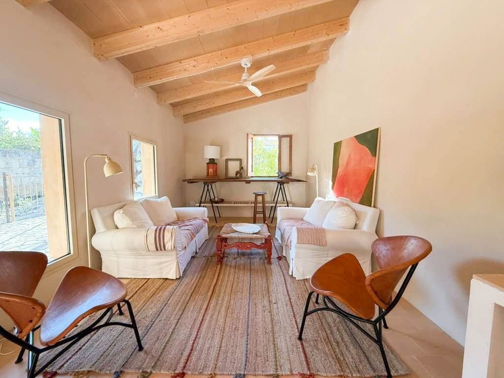 Living room of Apartment for rent in Sa Pobla  with Air Conditioner, Swimming Pool and Furnished