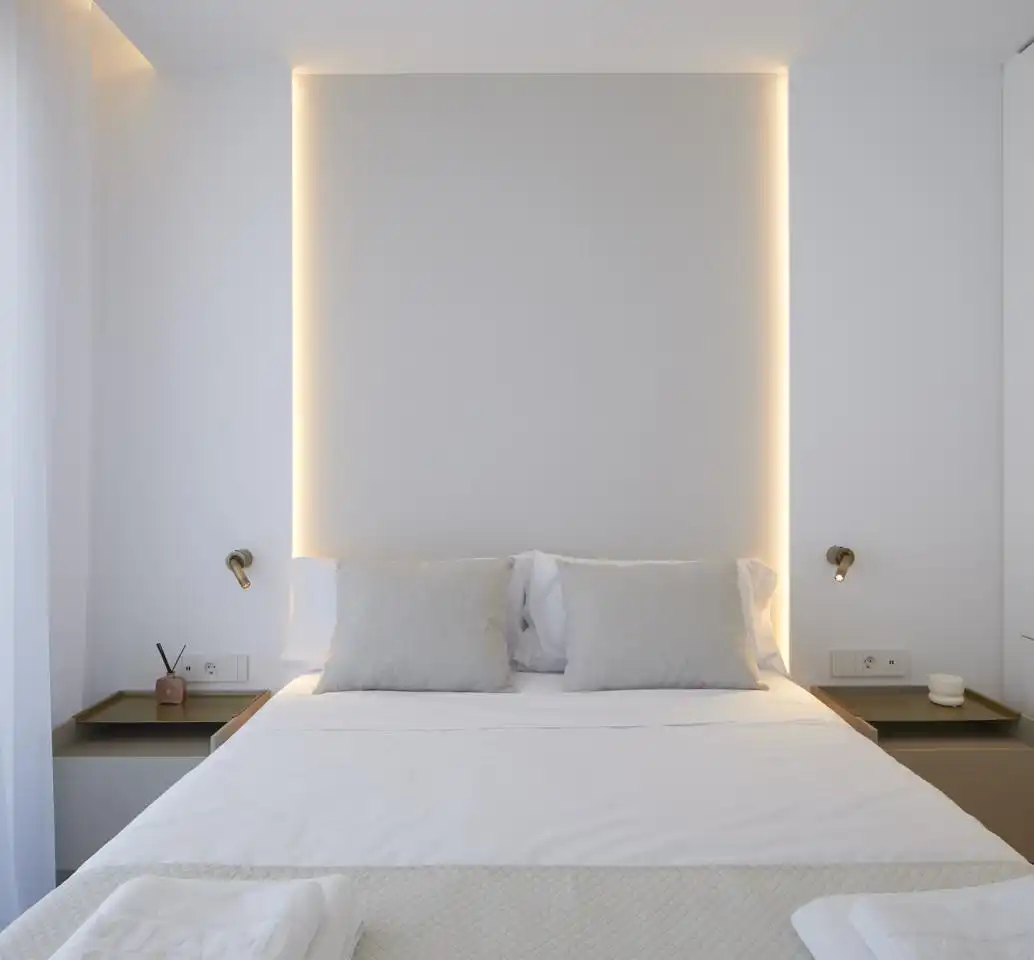 Habitación de Apartamento en venta en La Manga del Mar Menor con Aire acondicionado, Calefacción y Jardín privado