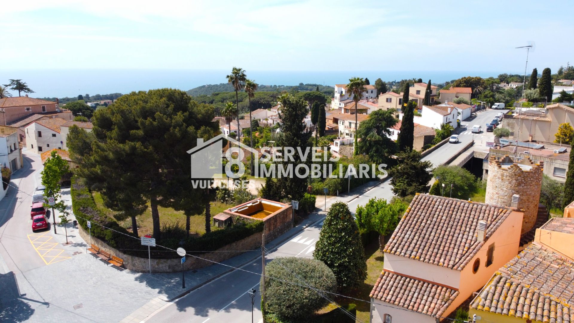 Vista exterior de Casa o xalet en venda en Sant Vicenç de Montalt amb Calefacció, Jardí privat i Terrassa