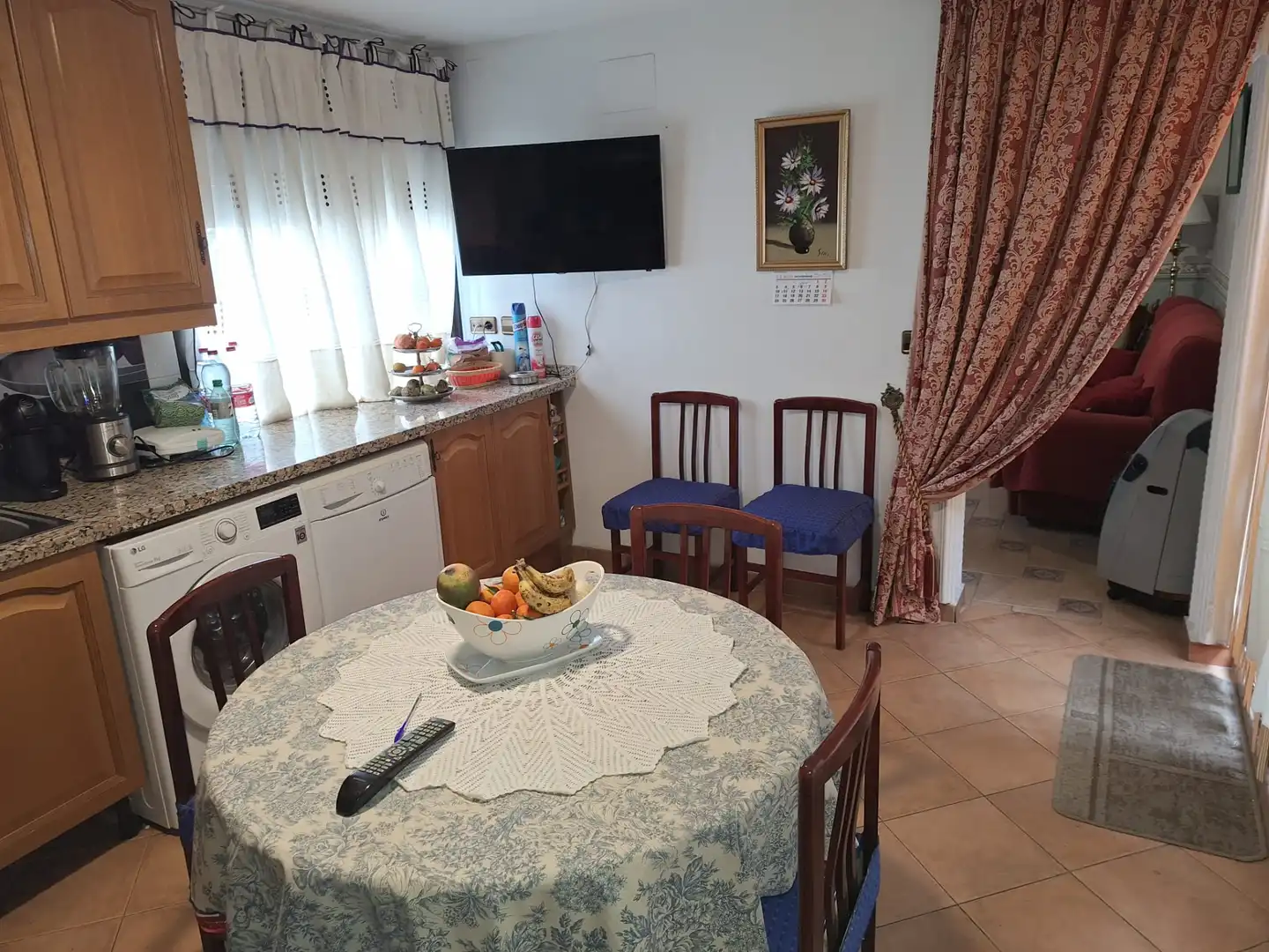 Cocina de Casa o chalet en venta en Alicante / Alacant con Aire acondicionado, Jardín privado y Terraza
