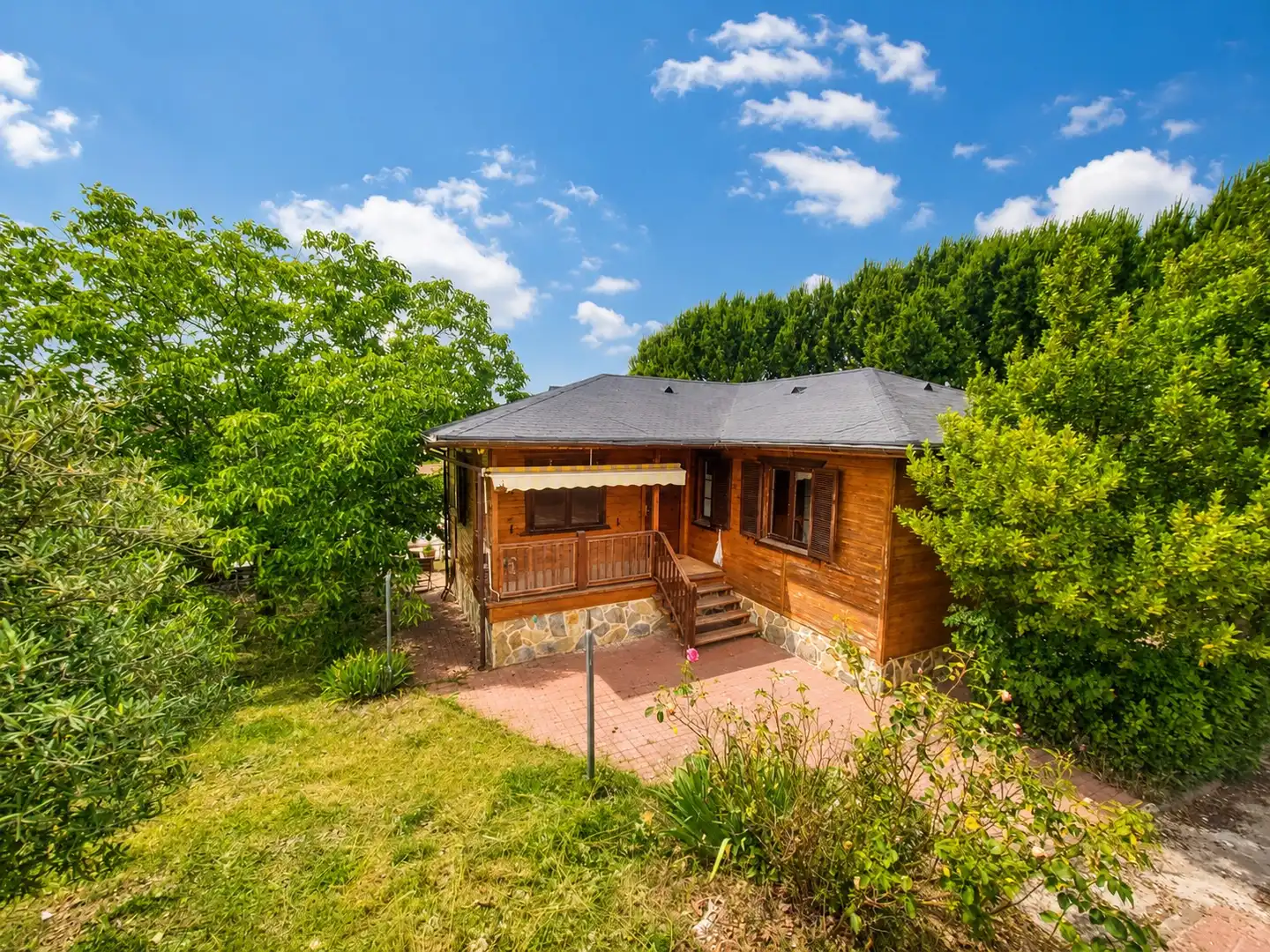 Vista exterior de Casa o chalet en venta en Valdeavero con Calefacción, Jardín privado y Parquet