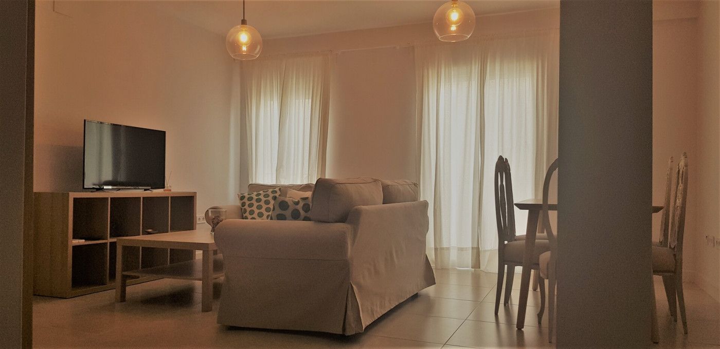 Living room of Flat to rent in Utrera  with Furnished and Balcony