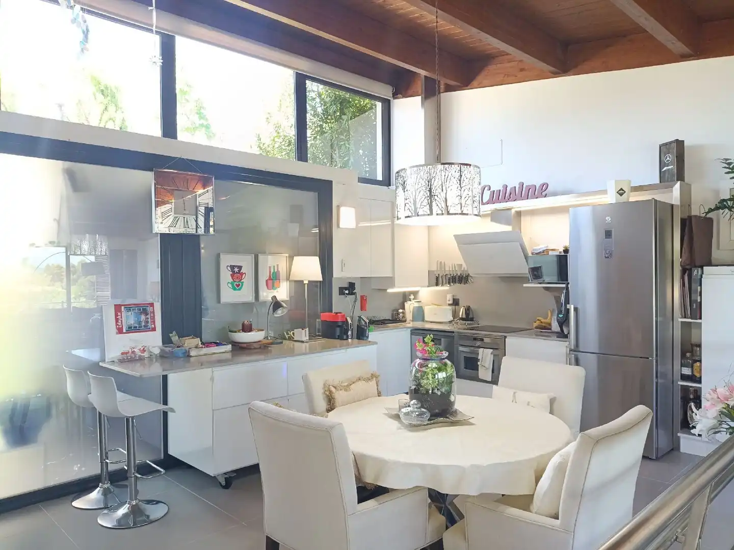 Cocina de Casa o chalet en venta en La Puebla de Castro con Aire acondicionado, Calefacción y Jardín privado
