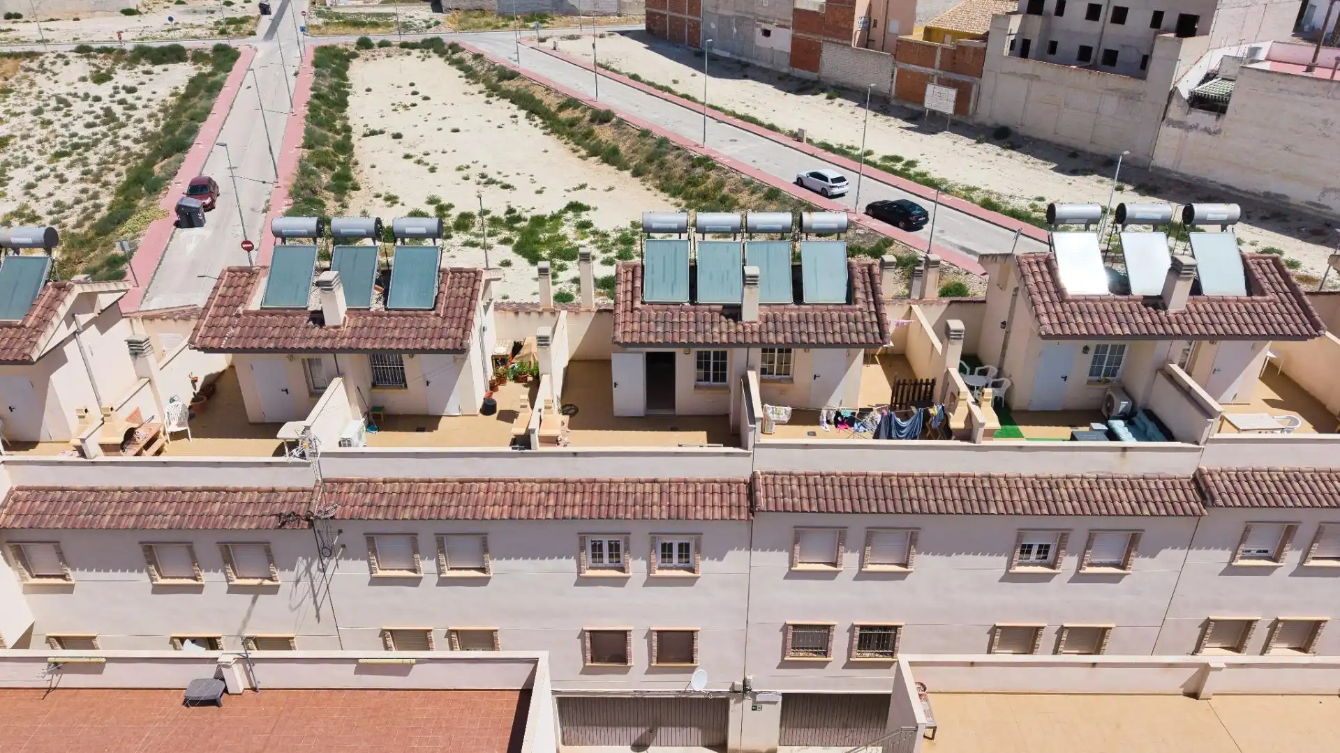 Vista exterior de Casa adosada en venta en Abanilla con Aire acondicionado, Terraza y Trastero