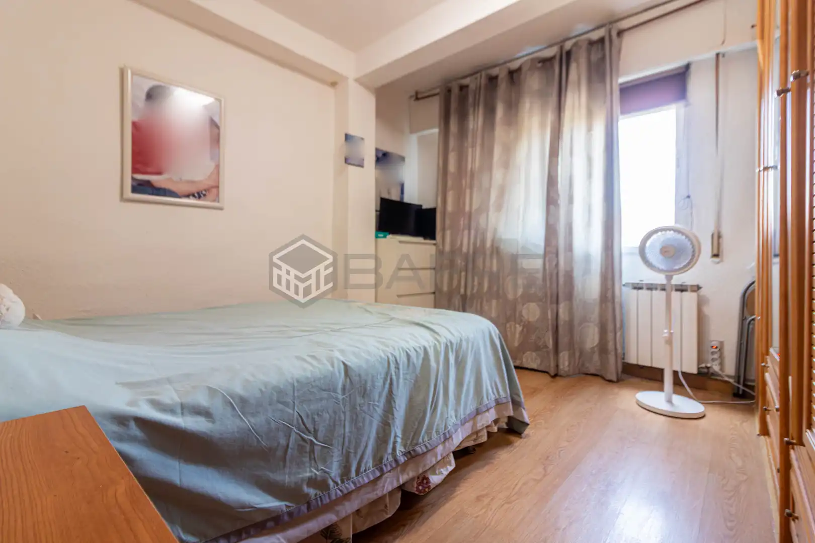 Bedroom of Flat for sale in Madrid  with Heating, Parquet flooring and Terrace