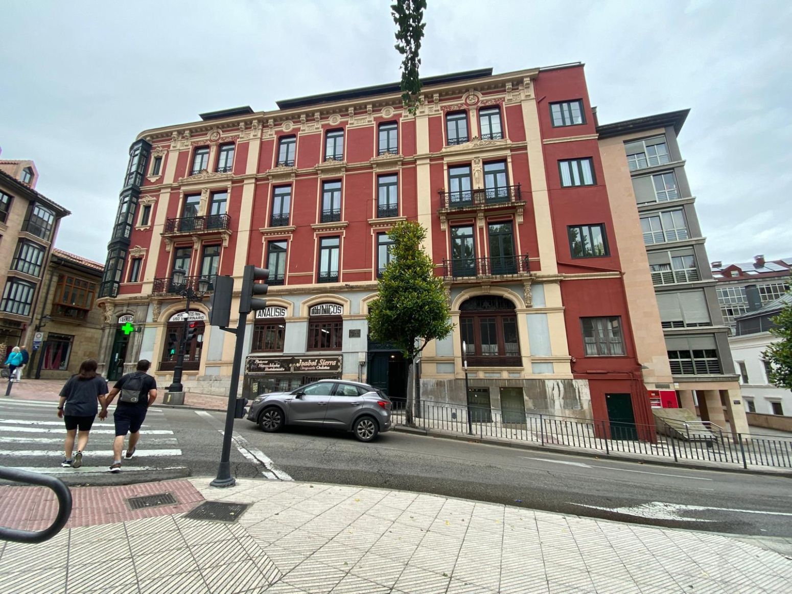 Exterior view of Flat for sale in Oviedo   with Private garden
