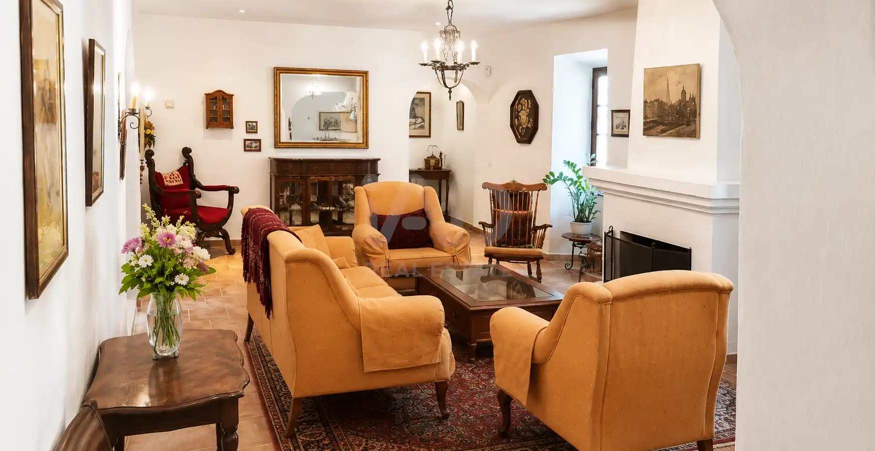 Sala de estar de Casa o chalet en venta en Alhaurín de la Torre con Calefacción y Terraza