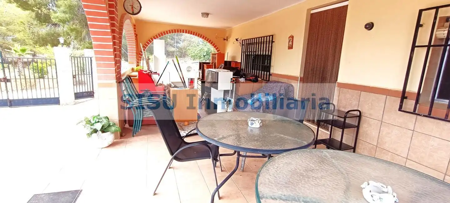 Terrassa de Finca rústica en venda en Pedralba amb Jardí privat, Terrassa i Piscina