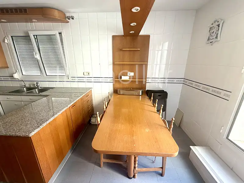 Kitchen of Attic for rent in Barcelona  with Air Conditioner, Heating and Parquet flooring