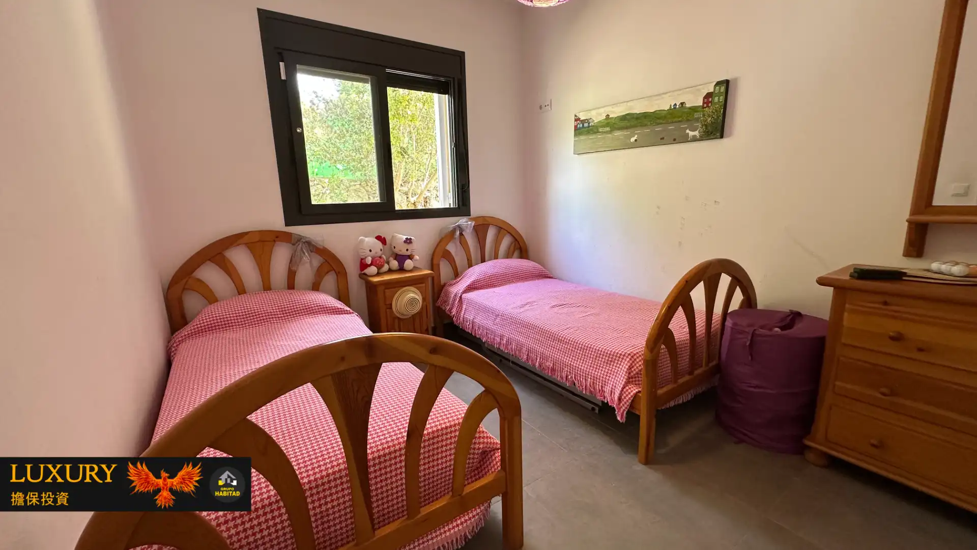 Schlafzimmer von Haus oder Chalet zum Verkauf in Cunit mit Heizung, Privatgarten und Schwimmbad