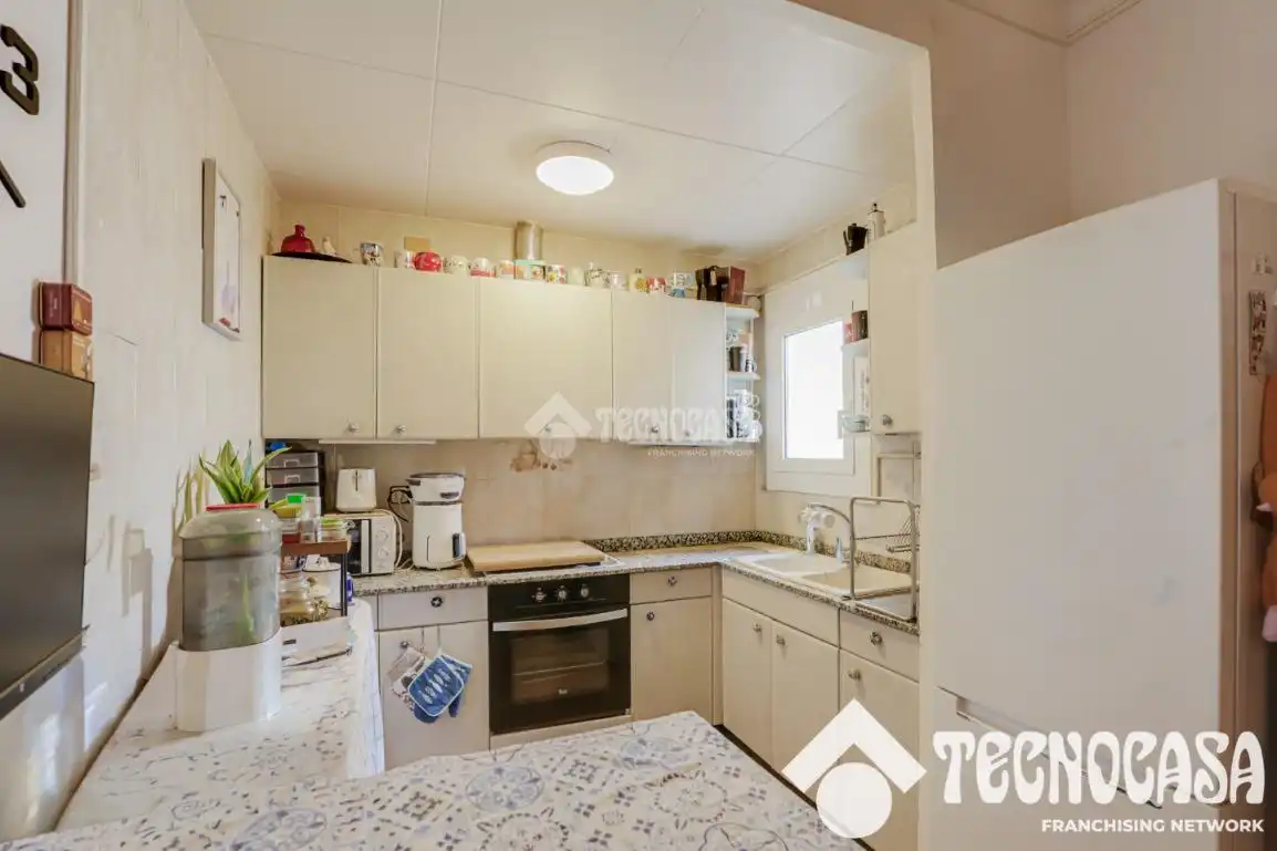 Cocina de Piso en venta en Barcelona con Aire acondicionado, Parquet y Terraza