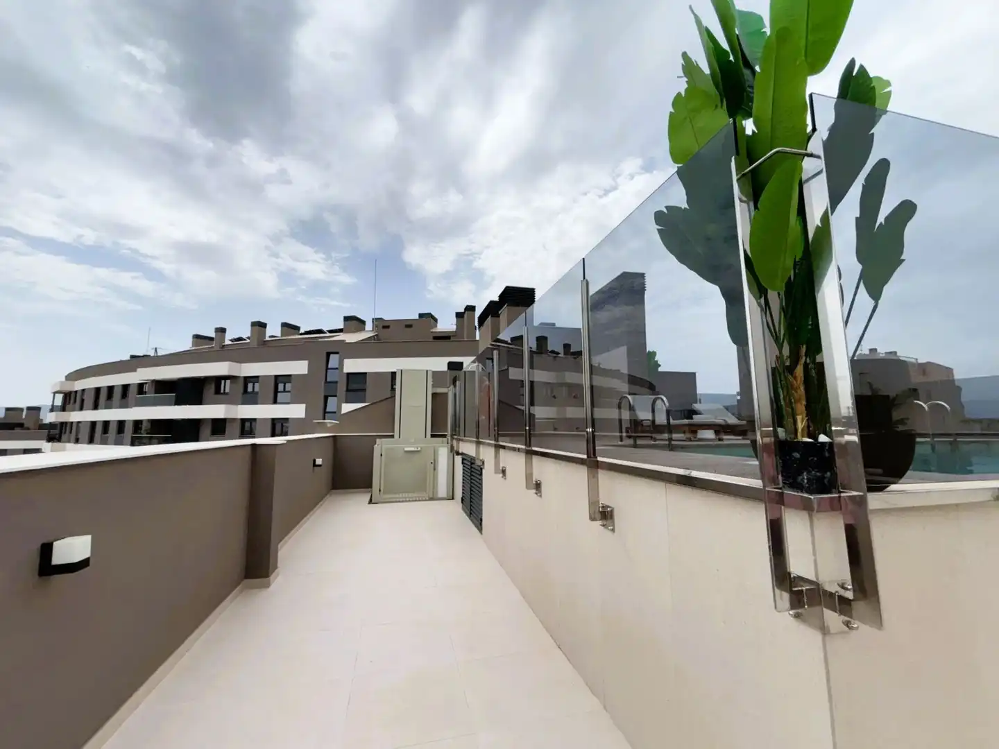 Terraza de Piso de alquiler en Murcia con Aire acondicionado, Calefacción y Terraza