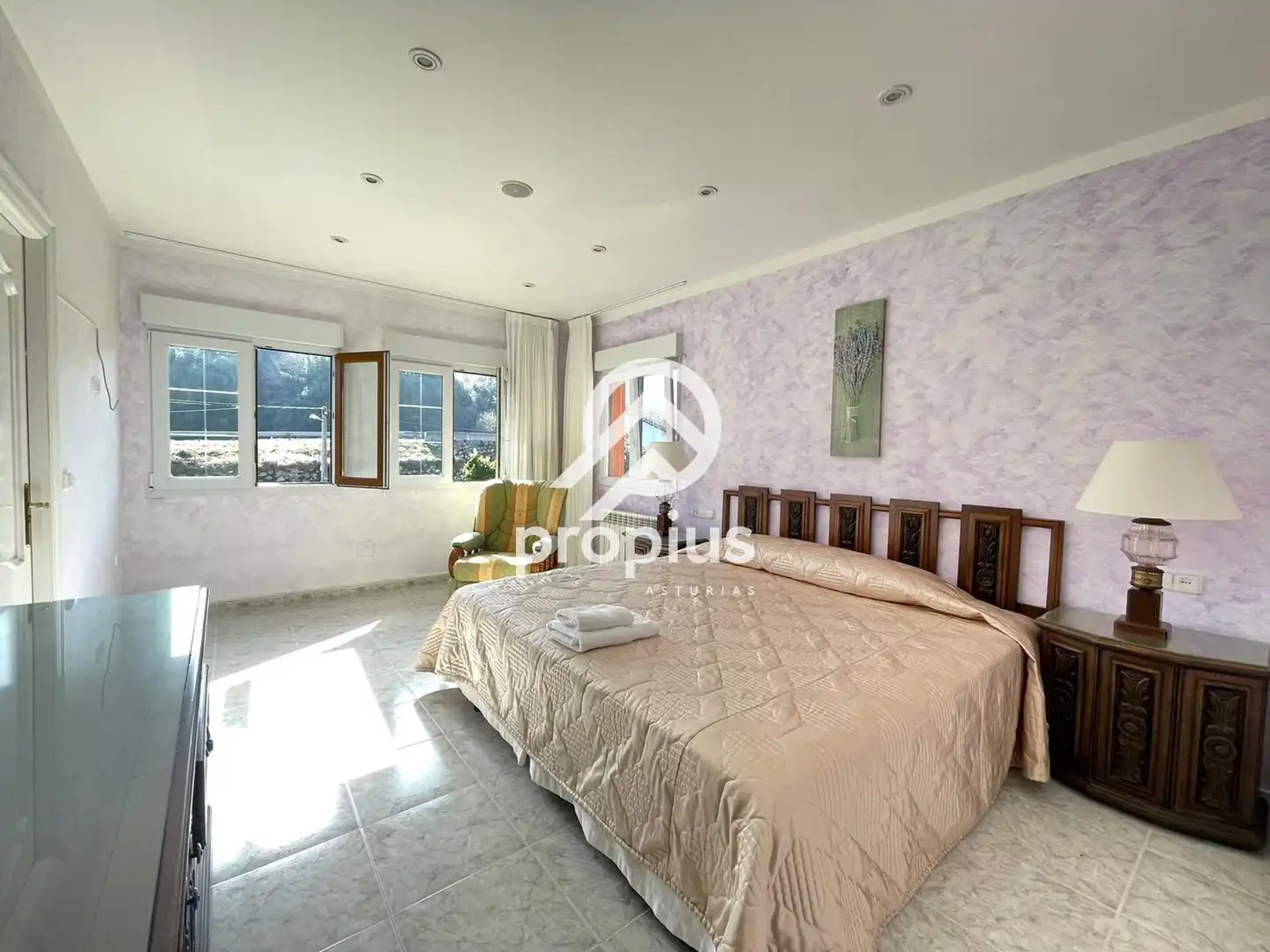 Bedroom of Houses for sale in Llanes  with Heating, Private garden and Terrace