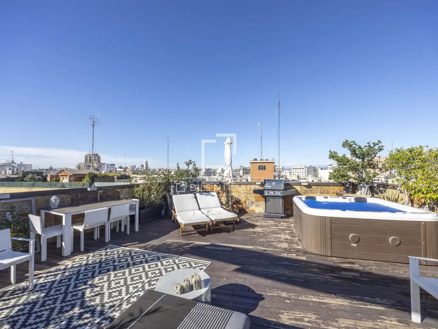 Terrasse von Dachboden zum Verkauf in Valencia del Ventoso mit Klimaanlage, Terrasse und Balkon
