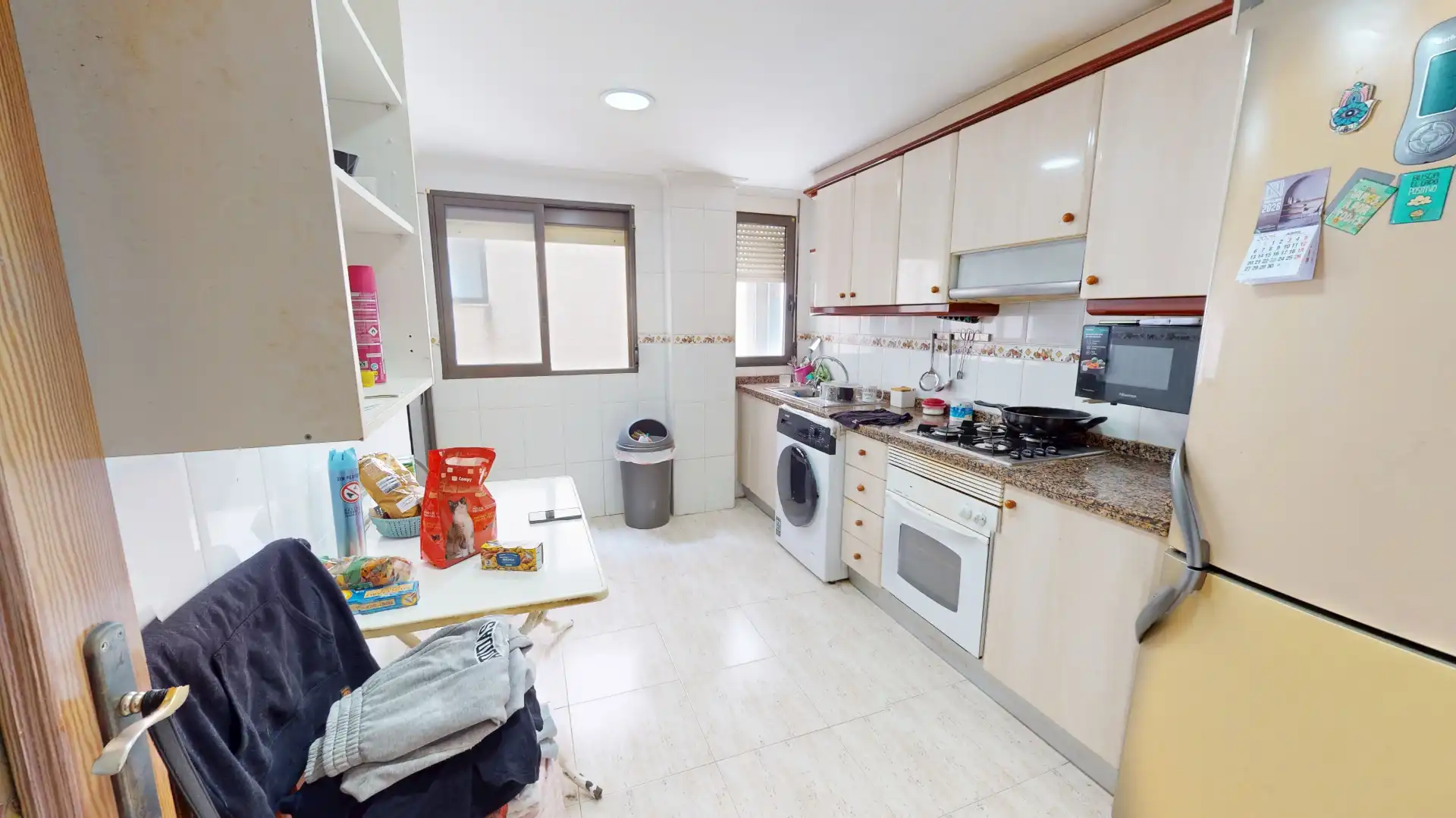 Kitchen of Flat for sale in El Campello  with Furnished, Oven and Washing machine