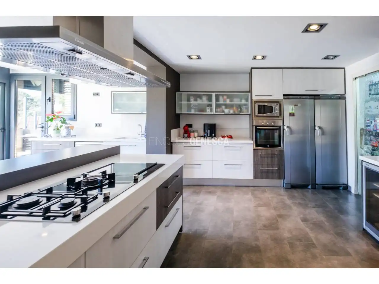 Cocina de Casa o chalet en venta en Matadepera con Calefacción, Jardín privado y Parquet