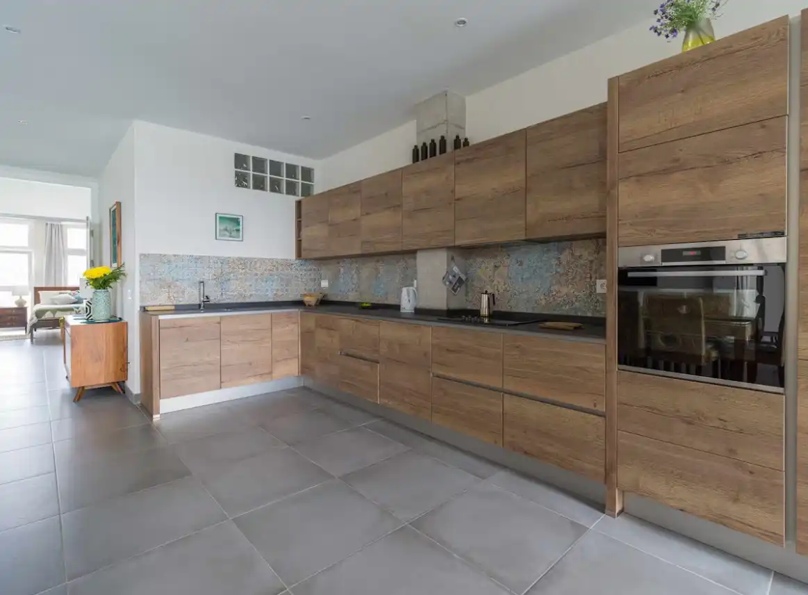 Cuina de Apartament de lloguer en Las Palmas de Gran Canaria amb Aire condicionat, Calefacció i Parquet