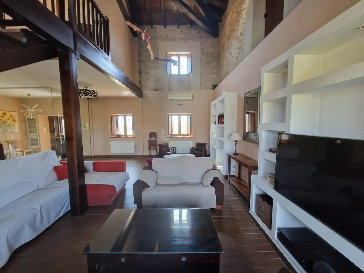 Living room of Houses for sale in Oliva de Plasencia  with Air Conditioner, Heating and Private garden
