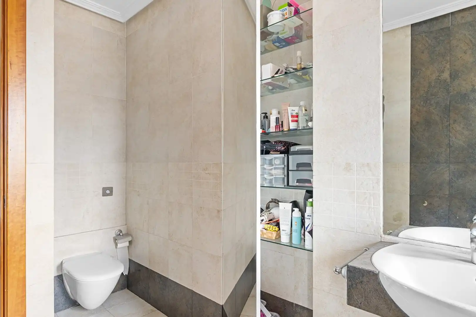 Baño de Casa o chalet en venta en Alicante / Alacant con Aire acondicionado, Jardín privado y Terraza