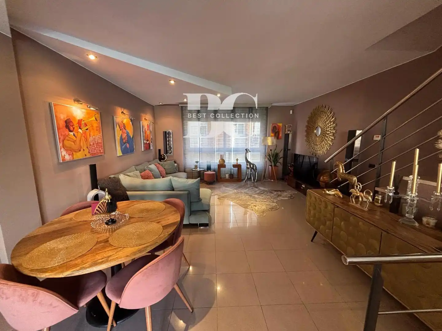 Sala de estar de Casa adosada en venta en Lloret de Mar con Aire acondicionado, Calefacción y Jardín privado