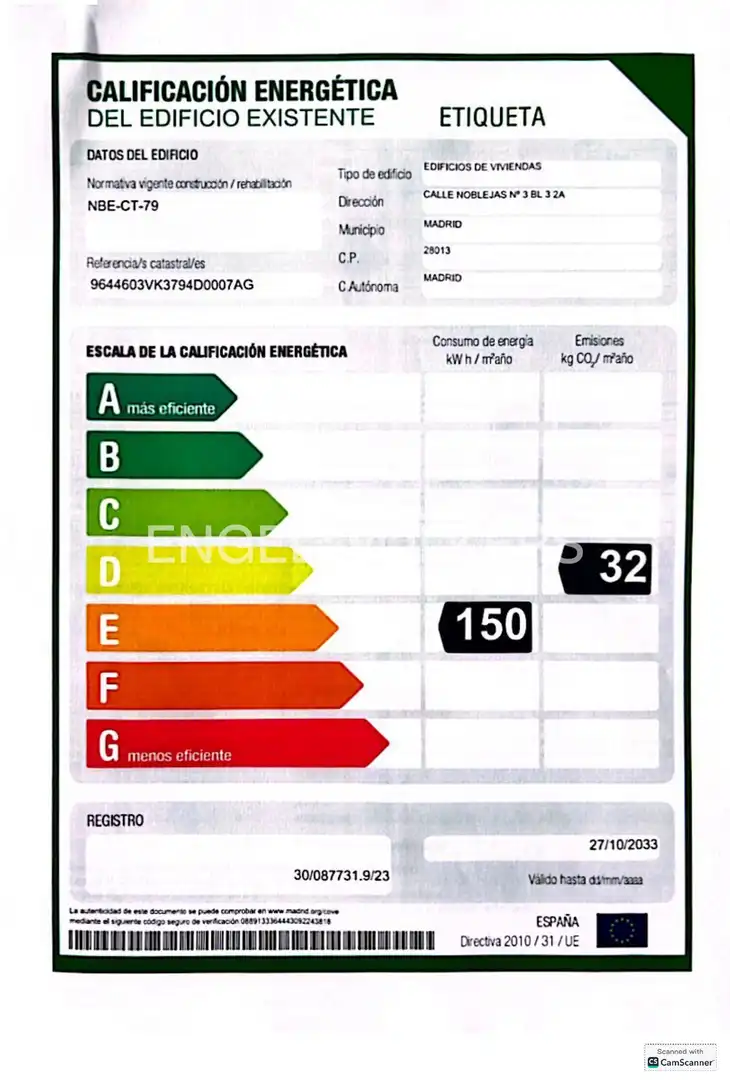 Außenansicht von Wohnung zum Verkauf in Madrid mit Klimaanlage, Heizung und Balkon