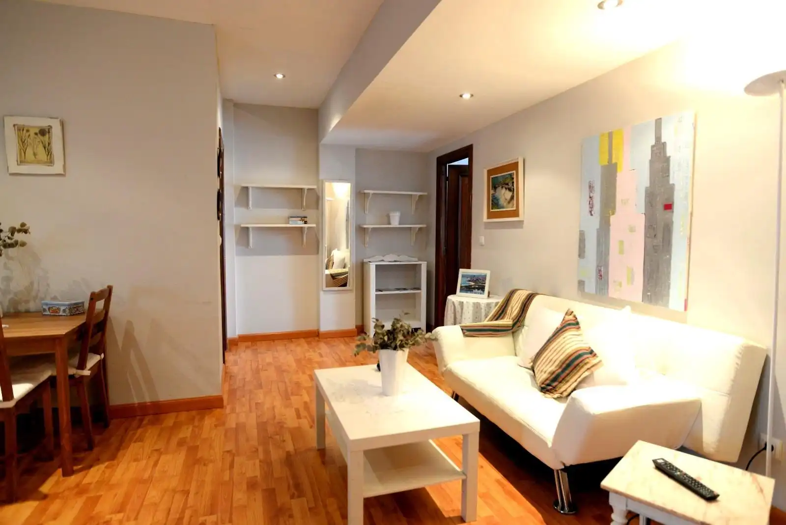 Living room of Flat for rent in Santander  with Heating and Furnished