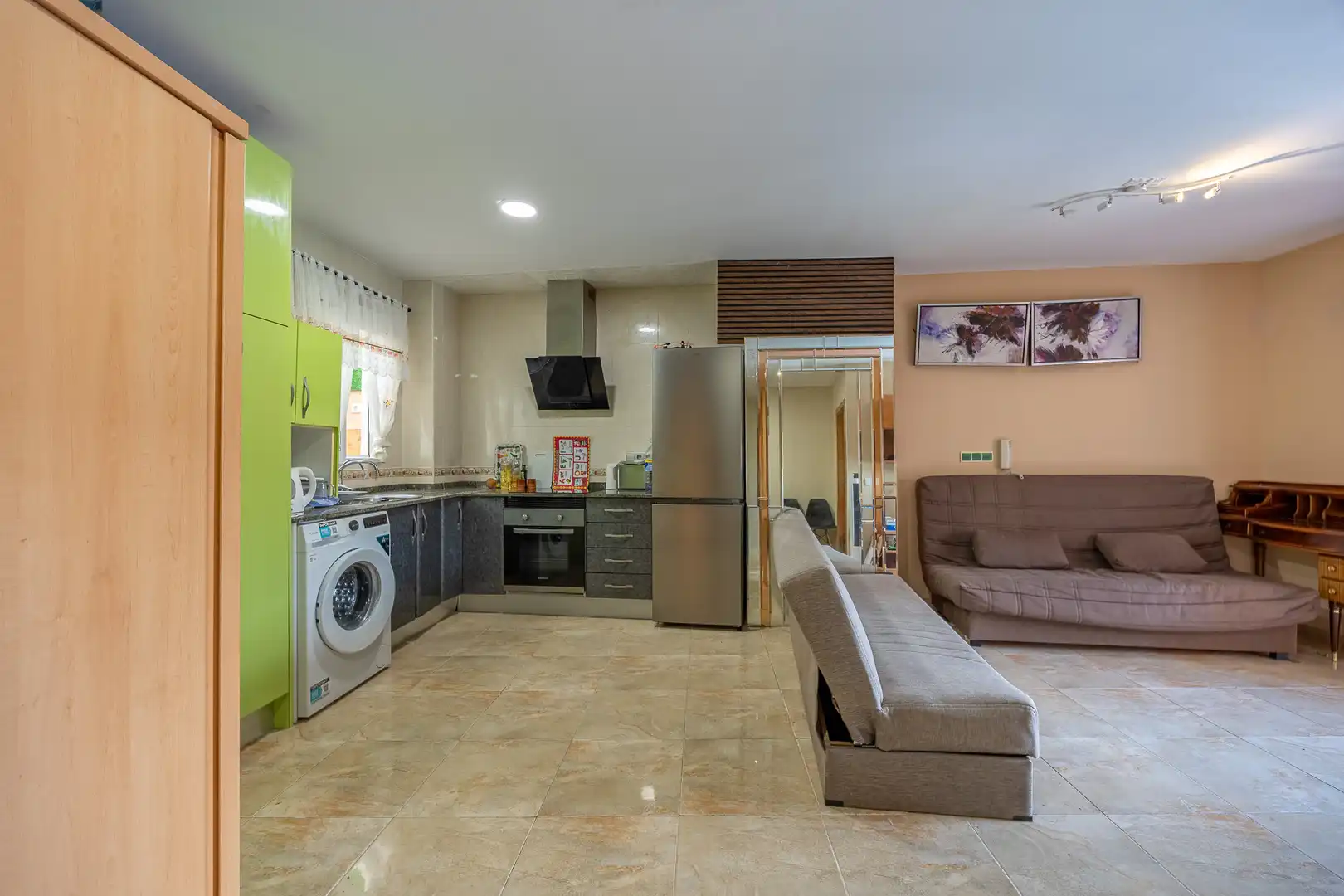 Kitchen of Flat for sale in Callosa d'en Sarrià  with Furnished