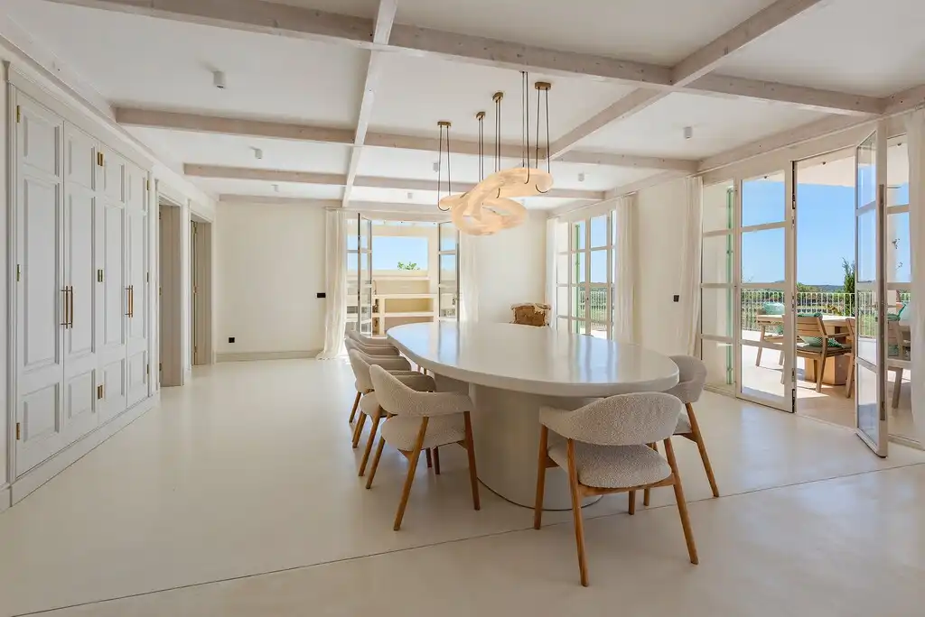 Comedor de Finca rústica en venta en Santanyí con Aire acondicionado, Calefacción y Jardín privado