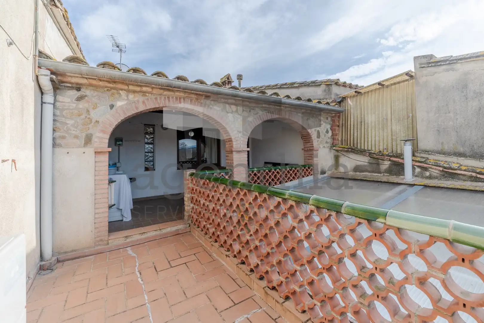 Terraza de Finca rústica en venta en Vilablareix con Calefacción, Trastero y Balcón