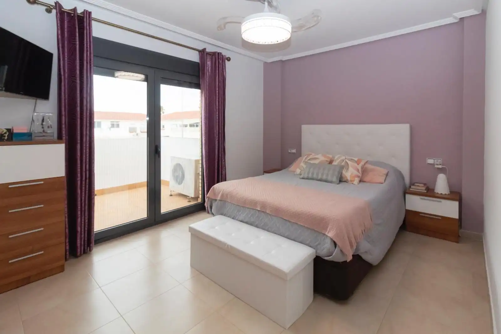 Habitación de Casa adosada en venta en San Javier con Aire acondicionado, Jardín privado y Terraza